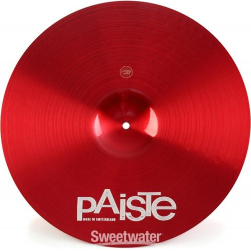  Paiste 18 inch Color Sound 900 Red Heavy Crash Cymbal