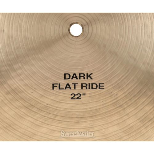  Paiste Masters Dark Flat Ride - 22-inch