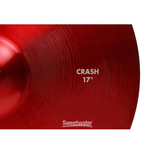  Paiste 17 inch Color Sound 900 Red Crash Cymbal