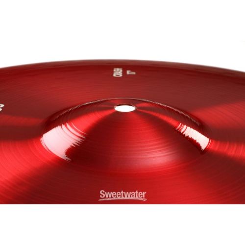  Paiste 17 inch Color Sound 900 Red Crash Cymbal