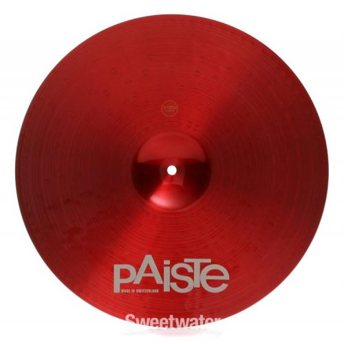  Paiste 17 inch Color Sound 900 Red Crash Cymbal