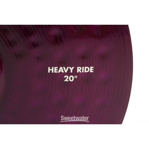  Paiste 20 inch Color Sound 900 Purple Heavy Ride Cymbal