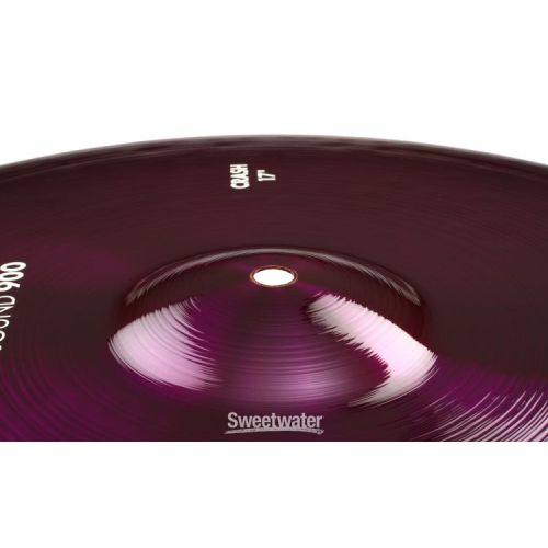  Paiste 17 inch Color Sound 900 Purple Crash Cymbal