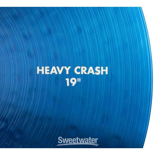  Paiste 19 inch Color Sound 900 Blue Heavy Crash Cymbal