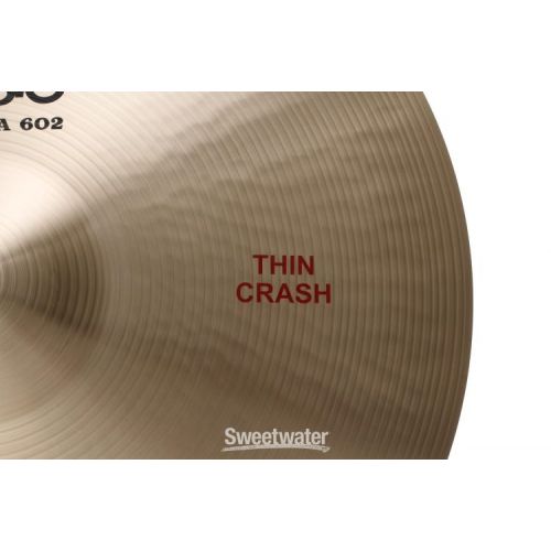  Paiste 16 inch Formula 602 Classic Sounds Thin Crash Cymbal