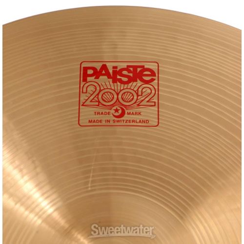  Paiste 16 inch 2002 Medium Crash Cymbal Used