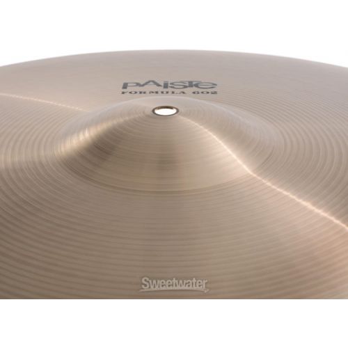  Paiste Formula 602 Paper Thin Crash Cymbal - 20-inch