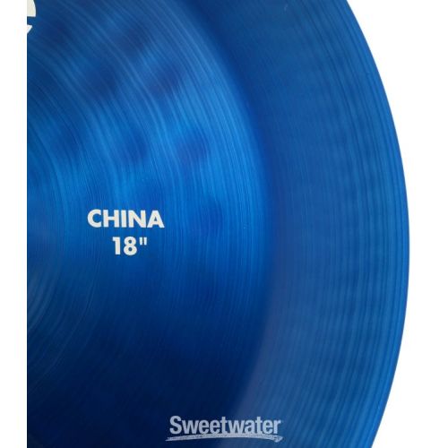  Paiste 18 inch Color Sound 900 Blue China Cymbal