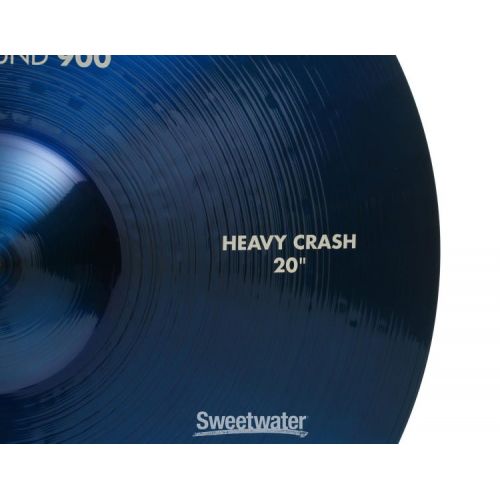  Paiste 20 inch Color Sound 900 Blue Heavy Crash Cymbal