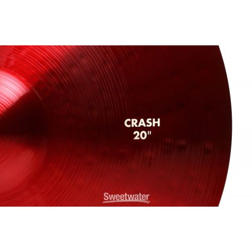  Paiste 20 inch Color Sound 900 Red Crash Cymbal Demo