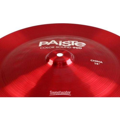  Paiste 14 inch Color Sound 900 Red China Cymbal