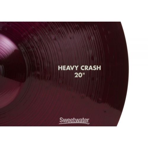  Paiste 20 inch Color Sound 900 Purple Heavy Crash Cymbal