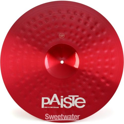  Paiste 20 inch Color Sound 900 Red Heavy Ride Cymbal