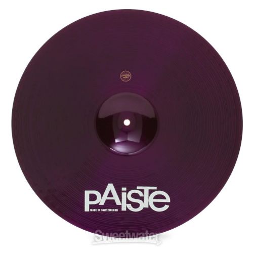  Paiste 19 inch Color Sound 900 Purple Heavy Crash Cymbal