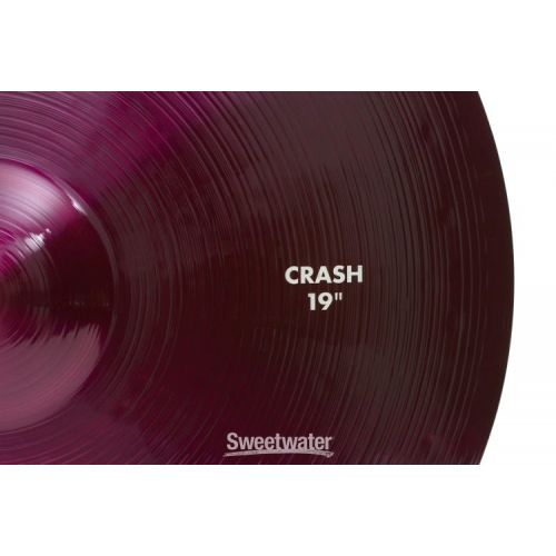  Paiste 19 inch Color Sound 900 Purple Crash Cymbal