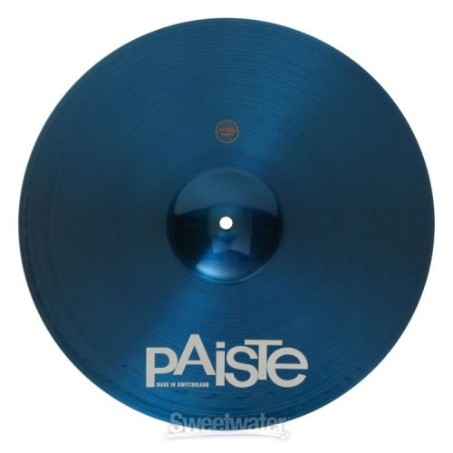  Paiste 16 inch Color Sound 900 Blue Heavy Crash Cymbal
