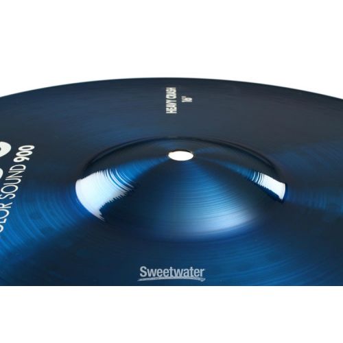  Paiste 16 inch Color Sound 900 Blue Heavy Crash Cymbal