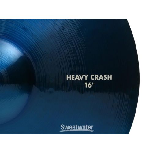  Paiste 16 inch Color Sound 900 Blue Heavy Crash Cymbal