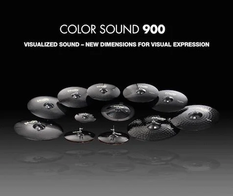  Paiste 17 inch Color Sound 900 Black Crash Cymbal