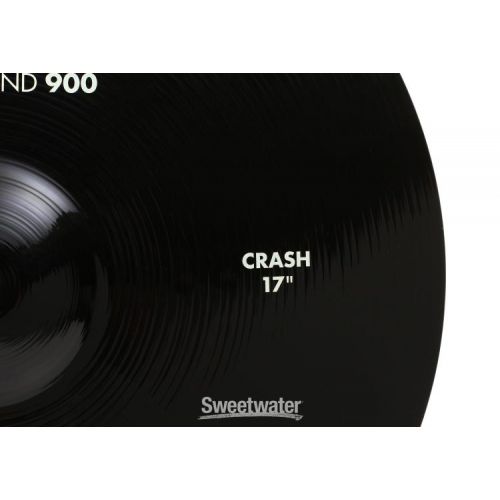  Paiste 17 inch Color Sound 900 Black Crash Cymbal