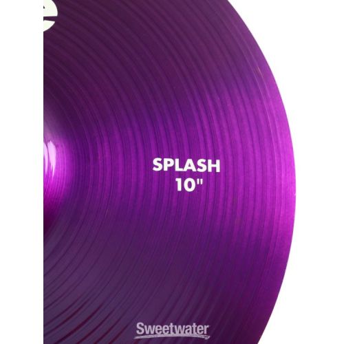  Paiste 10 inch Color Sound 900 Purple Splash Cymbal