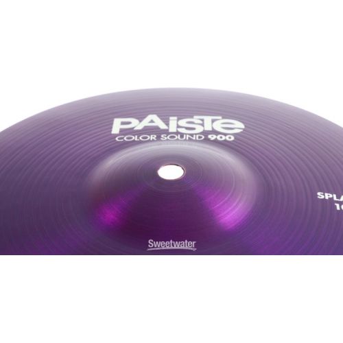  Paiste 10 inch Color Sound 900 Purple Splash Cymbal