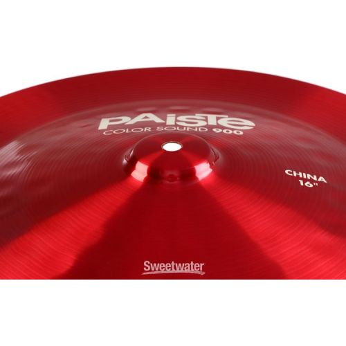  Paiste 16 inch Color Sound 900 Red China Cymbal