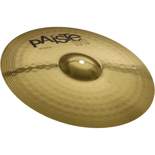  [아마존베스트]Paiste 101 Brass 14 Inch Crash Set (MS63 Brass, Balanced Tone, Suitable for Any Style, Includes Boom Cymbal Stand)