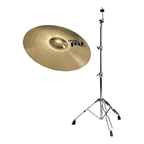 [아마존베스트]Paiste PST 518Crash/Ride Cymbal and Straight Cymbal Stand Set