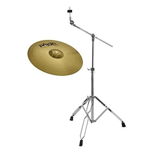  [아마존베스트]Paiste 101Brass 18Crash Ride Set (MS63, Balanced Sound for all style + Boom Cymbal Stand