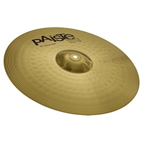  [아마존베스트]Paiste 101Brass 18Crash Ride Set (MS63, Balanced Sound for all style + Boom Cymbal Stand