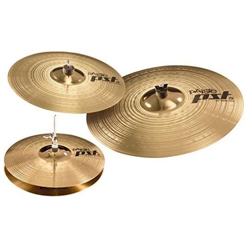  [아마존베스트]PAISTE PST 5Action Rock Set 14HH/16°C/18°C/20R · Cymbal Set