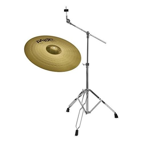  [아마존베스트]Paiste 101Brass 20Ride Set (MS63, Balanced Sound for all style + Boom Cymbal Stand