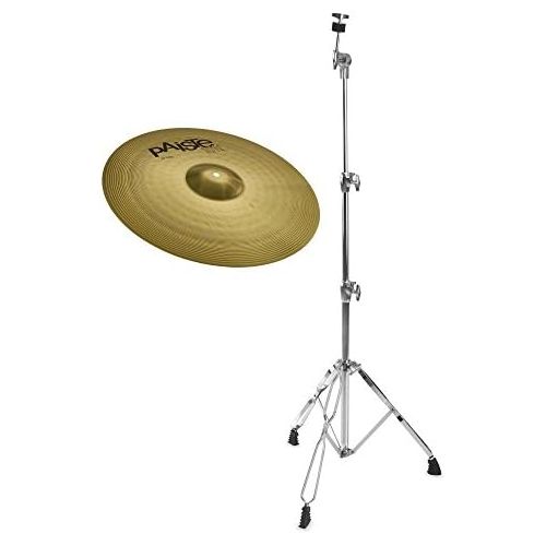  [아마존베스트]Paiste 101Brass 20Ride Set (MS63, Balanced Sound for all style + Straight Cymbal Stand