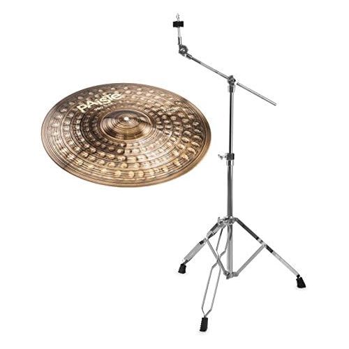  [아마존베스트]Paiste 900Series 22Heavy Ride Set Inch Dark Finish with Cymbal Stands)