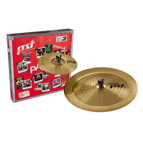  Paiste PST 3 Cymbal Effects Pack Set Only Setup 10-inch18-inch