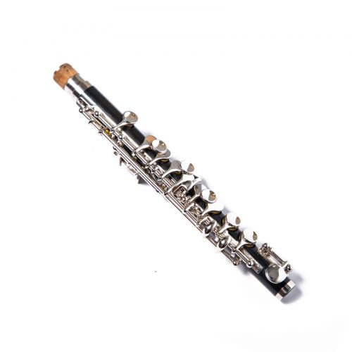  Paititi Professional Centertone Composite Wood Piccolo Flute Silver Plated Head Joint Ebonite Composite Wood Body with High Quality Case