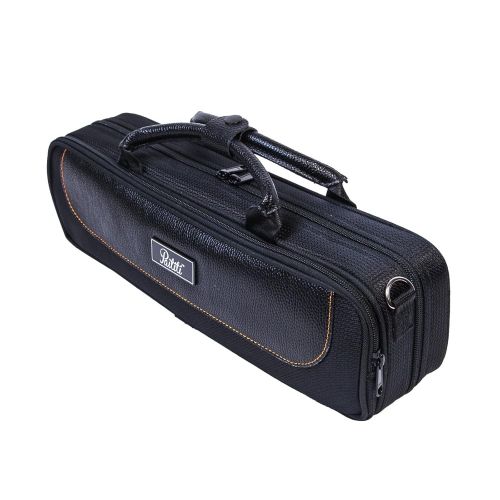  Paititi Genuine Leather B Flute Lightweight Case with Shoulder Strap Black Color