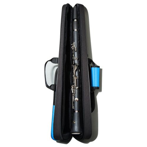  Paititi Brand New Model One Piece Bb Clarinet Case With Exterior Pocket Handler and Back Strap