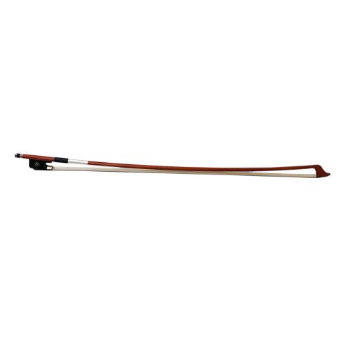  Paititi Full Size Cello Bow Pernambuco Wood with Double Pearl Eye Mongolian Horsehair Well Balanced with FREE Bow Case