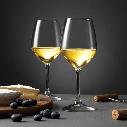  [아마존베스트]Paksh Novelty Italian Wine Glasses - for Parties, Weddings, Gifting, Clear Wine Glass, for Red and White Wine (Set of 4)