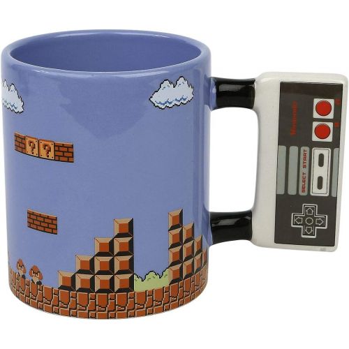  Paladone Nintendo NES Controller Mug, Oversized Coffee Cup, 300ml, ceramics, Multi Coloured
