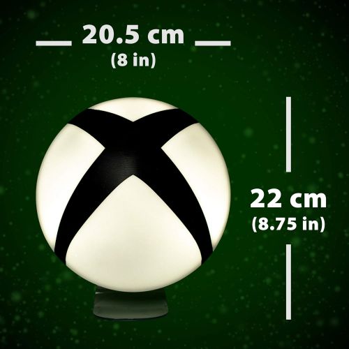  [아마존베스트]Paladone Xbox Logo Light - Decoration for Gamers, White, Black