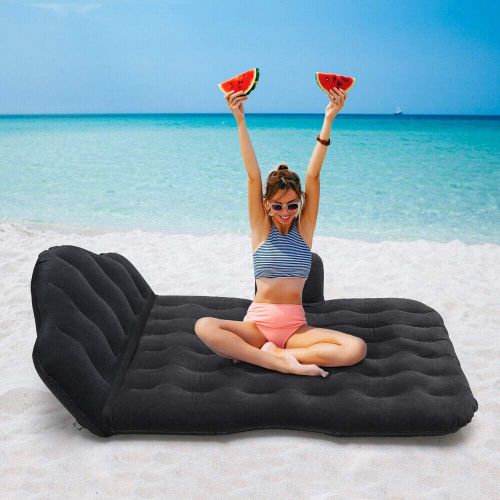  PalapolShop Car Air Bed Travel Inflatable Car Mattress Back Seat Cushion Travel Seat Camping