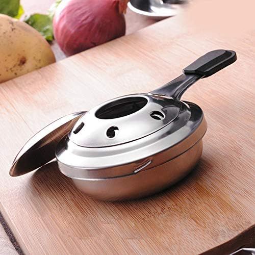  [아마존베스트]palatable Alcohol Stove Stainless Steel Fondue Burner Household Salt Burner Portable Mini Fondue Pot Burner for Home Use