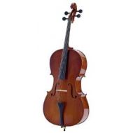 Palatino Allegro Solidwood Ebony Cello WGigbagBow 12 VC-450-12