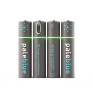 Pale Blue Earth Pale Blue Smart Lithium Ion USB Rechargeable AAA Batteries PB-AAA