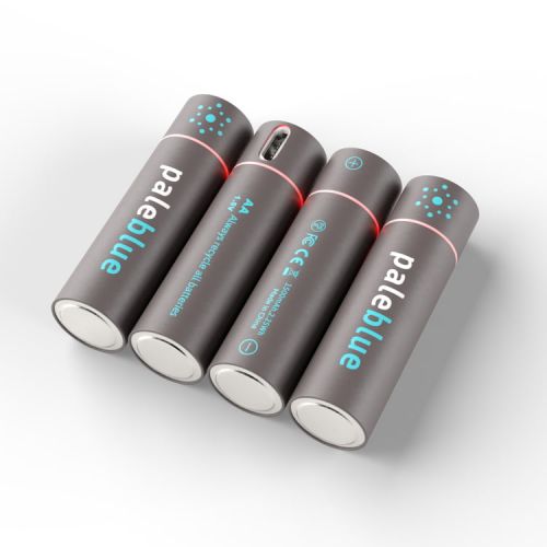  Pale Blue Earth Pale Blue Smart Lithium Ion USB Rechargeable AA Batteries PB-AA