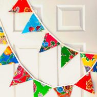/PalluDesign Wedding Bunting - Colorful Mexican bunting - Waterproof - 3 metres