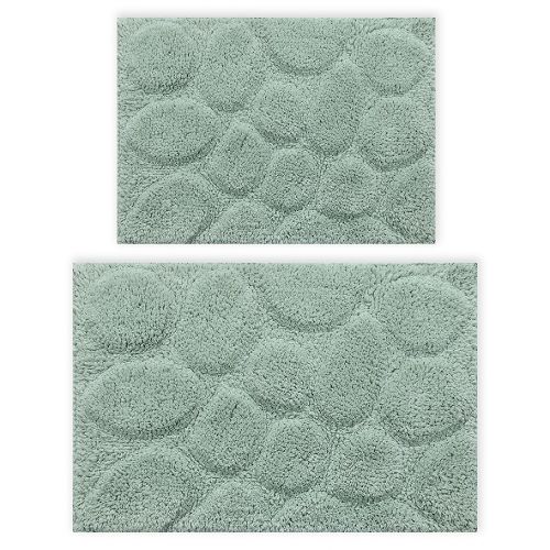  Palm 2-Piece 21 x 34 and 24 x 40 Bath Mat Set